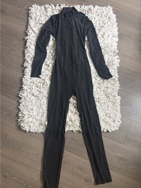Women’s Black Sparkle backless Jumpsuit